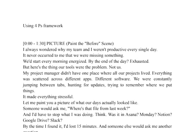 write high converting vsl video sales letter script